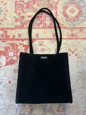 kate spade Black Suede Tote